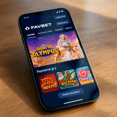 Favbet - Wersja Mobilna Kasyna - Responsywna Strona na Telefonie